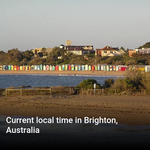 Current local time in Brighton, Australia