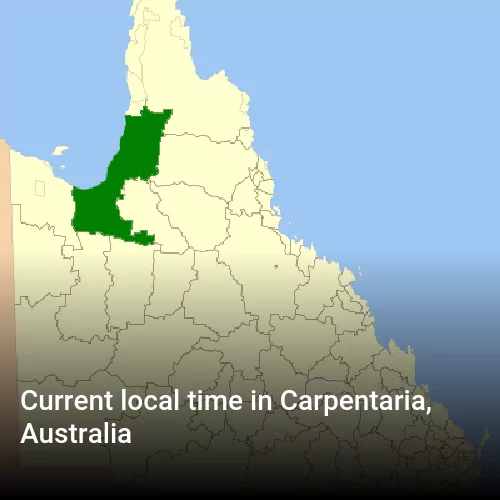 Current local time in Carpentaria, Australia