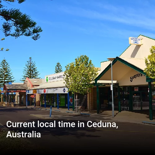 Current local time in Ceduna, Australia