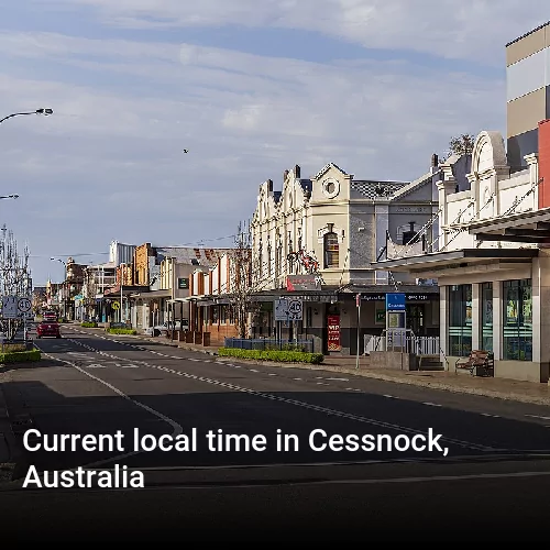 Current local time in Cessnock, Australia