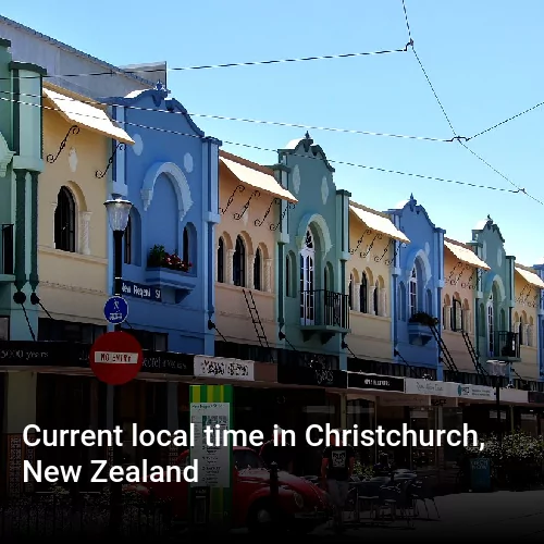 Current local time in Christchurch, New Zealand
