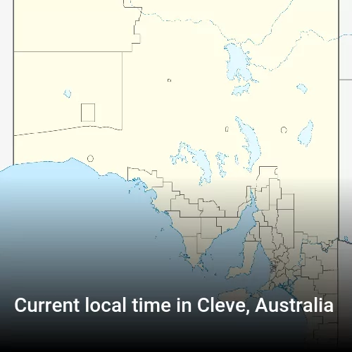 Current local time in Cleve, Australia