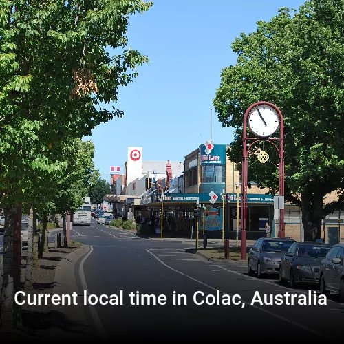Current local time in Colac, Australia