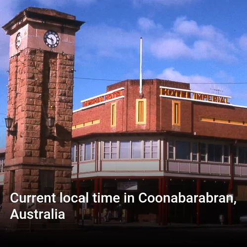 Current local time in Coonabarabran, Australia