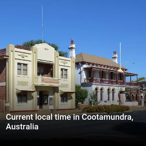 Current local time in Cootamundra, Australia