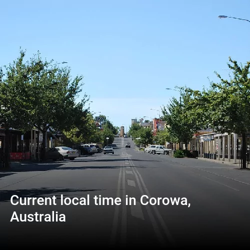 Current local time in Corowa, Australia
