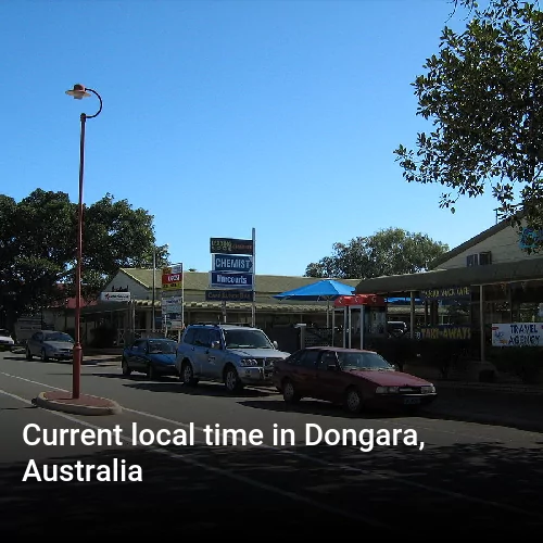 Current local time in Dongara, Australia