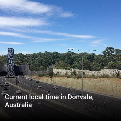 Current local time in Donvale, Australia