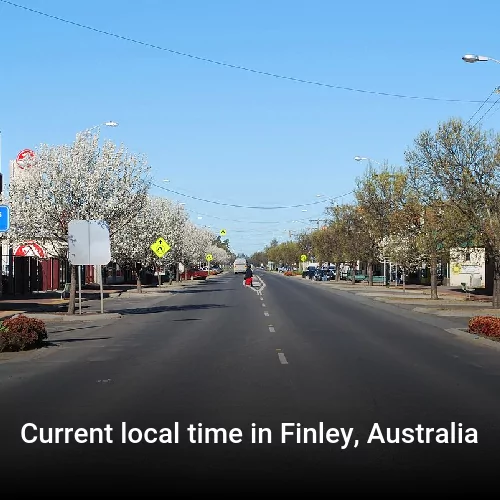 Current local time in Finley, Australia