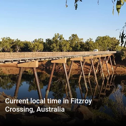 Current local time in Fitzroy Crossing, Australia