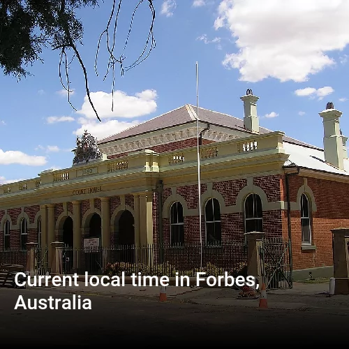 Current local time in Forbes, Australia