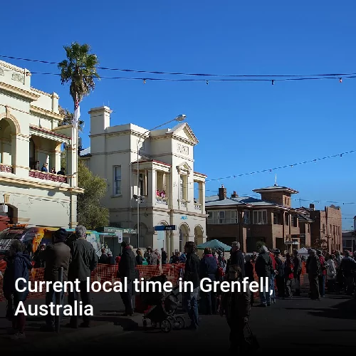 Current local time in Grenfell, Australia