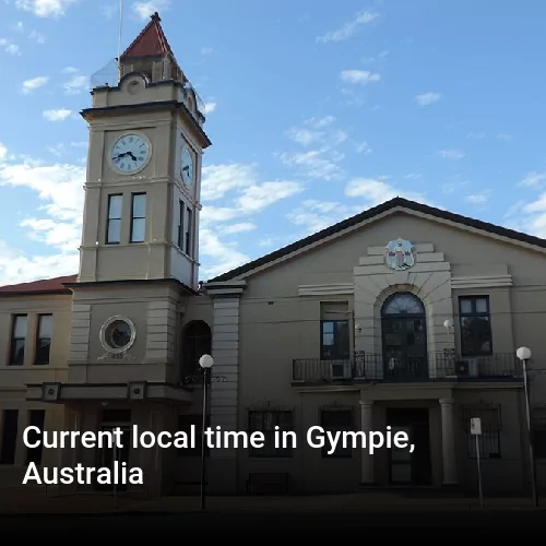 Current local time in Gympie, Australia