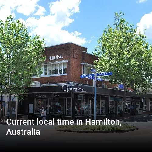 Current local time in Hamilton, Australia