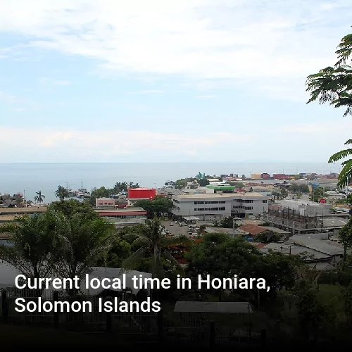 Current local time in Honiara, Solomon Islands