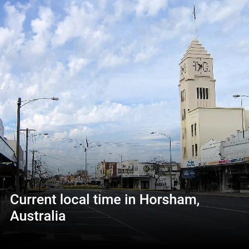 Current local time in Horsham, Australia