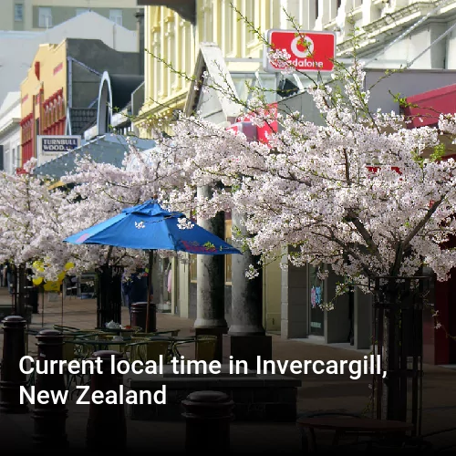 Current local time in Invercargill, New Zealand