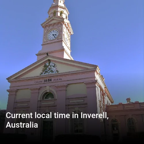 Current local time in Inverell, Australia