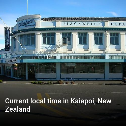 Current local time in Kaiapoi, New Zealand