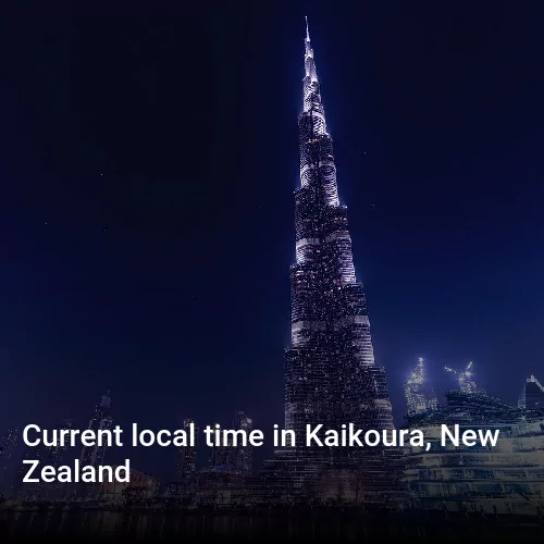 Current local time in Kaikoura, New Zealand