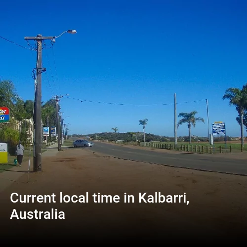 Current local time in Kalbarri, Australia