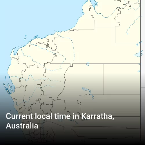 Current local time in Karratha, Australia
