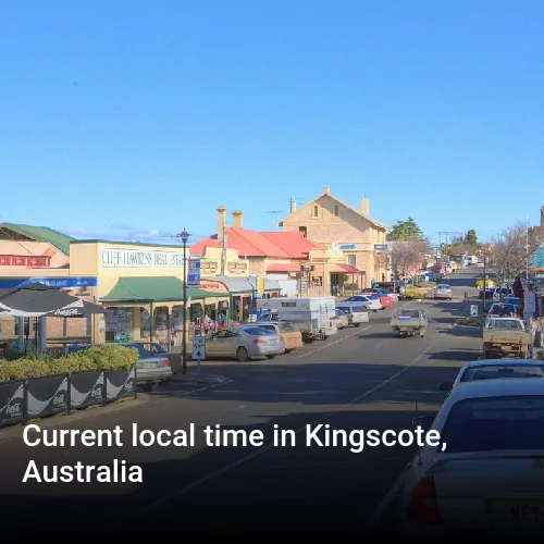 Current local time in Kingscote, Australia