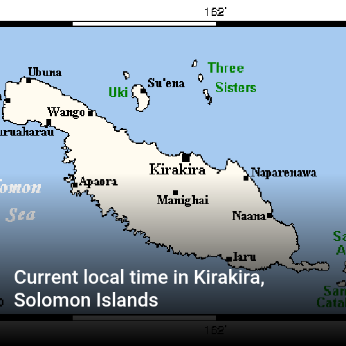 Current local time in Kirakira, Solomon Islands