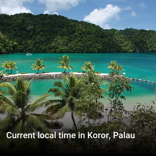 Current local time in Koror, Palau