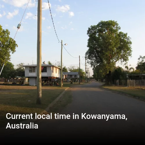 Current local time in Kowanyama, Australia