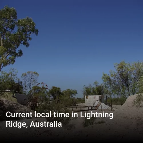 Current local time in Lightning Ridge, Australia