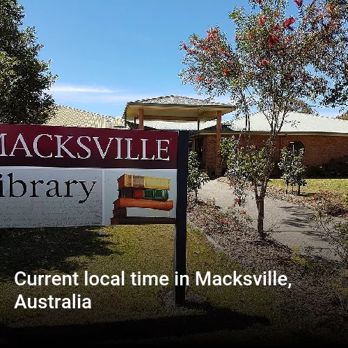 Current local time in Macksville, Australia