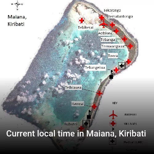 Current local time in Maiana, Kiribati