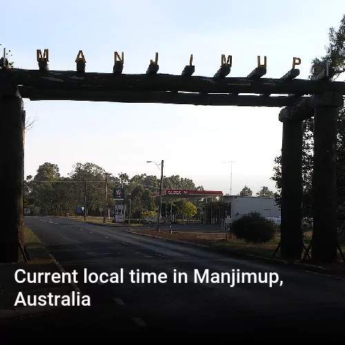 Current local time in Manjimup, Australia