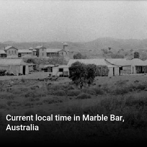 Current local time in Marble Bar, Australia