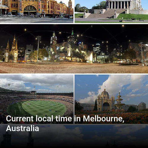 Current local time in Melbourne, Australia