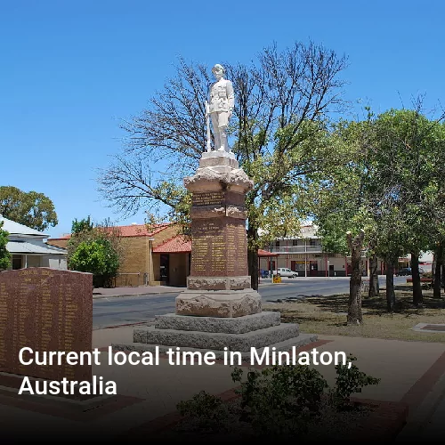Current local time in Minlaton, Australia