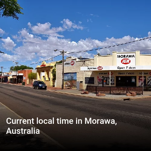Current local time in Morawa, Australia