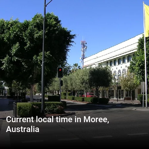 Current local time in Moree, Australia