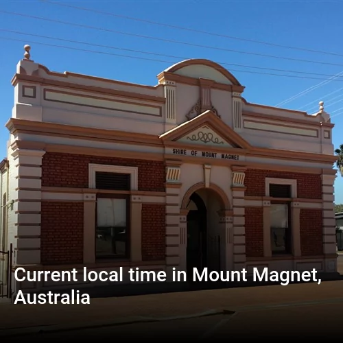 Current local time in Mount Magnet, Australia