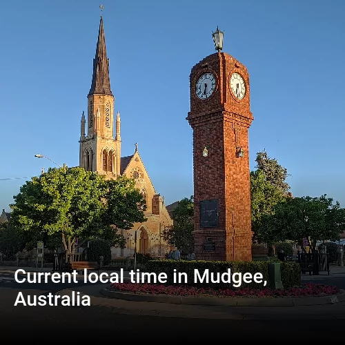 Current local time in Mudgee, Australia