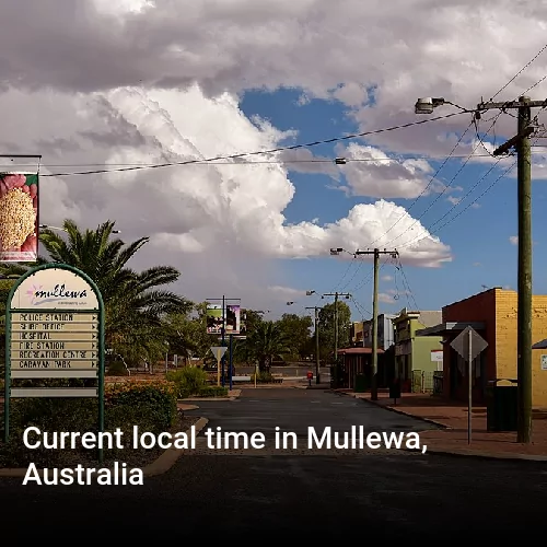 Current local time in Mullewa, Australia