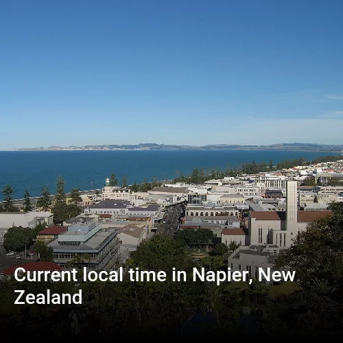 Current local time in Napier, New Zealand