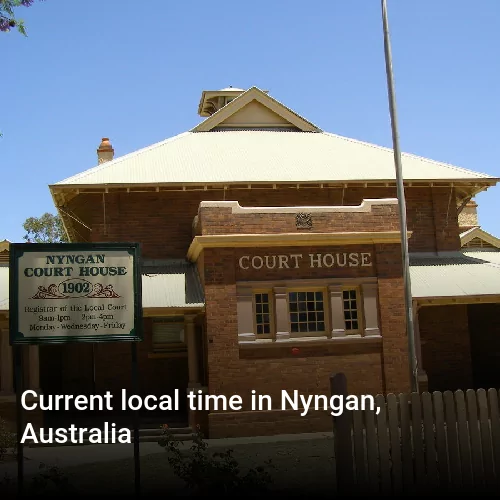 Current local time in Nyngan, Australia
