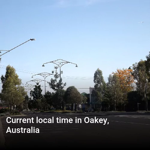Current local time in Oakey, Australia