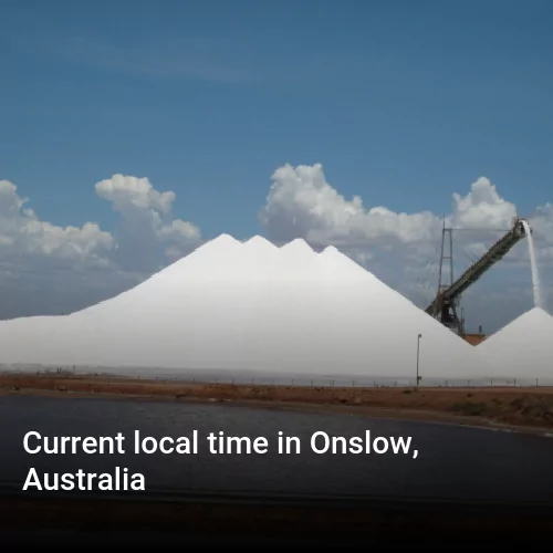 Current local time in Onslow, Australia