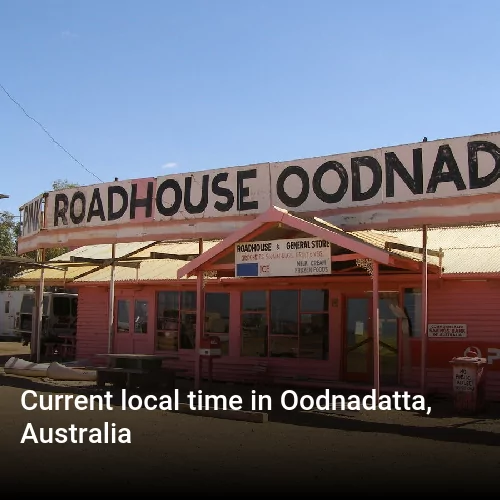 Current local time in Oodnadatta, Australia