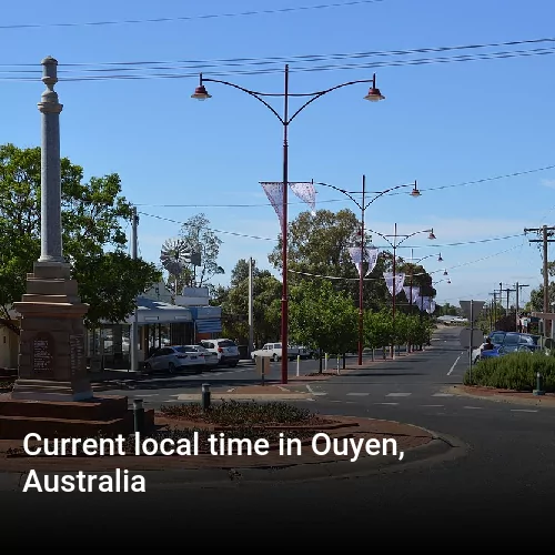 Current local time in Ouyen, Australia