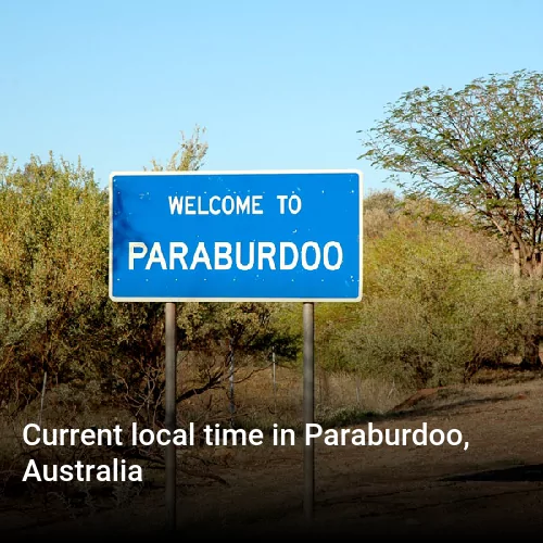 Current local time in Paraburdoo, Australia