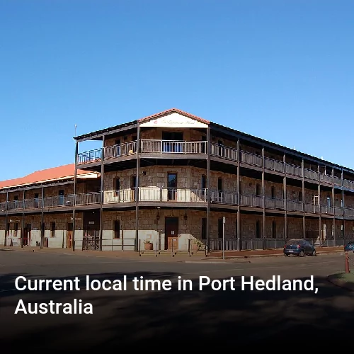 Current local time in Port Hedland, Australia